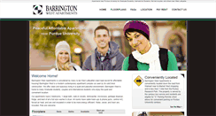 Desktop Screenshot of barringtonwestapartments.com